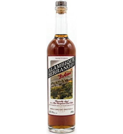 Alambique Serrano 3 Anos Cask Strength #297 Prestigio II Single Origin Oaxacan Rum