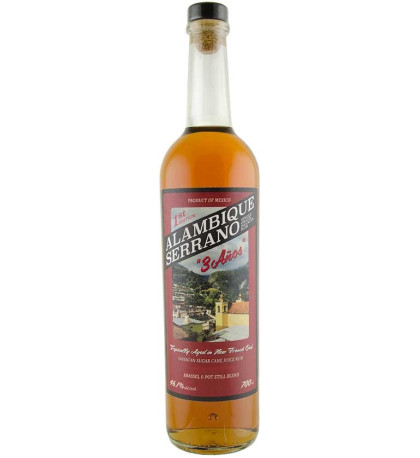 Alambique Serrano 3 Anos Single Origin Oaxacan Rum