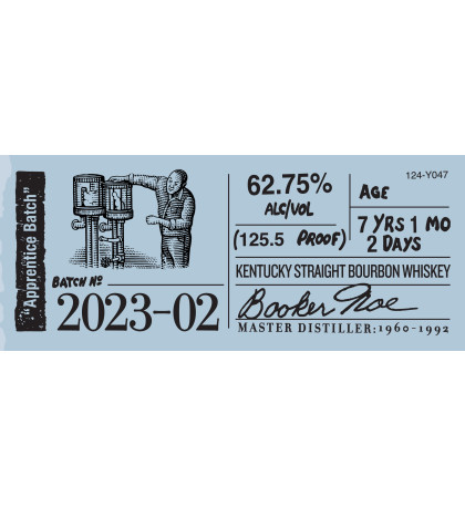 Booker's Apprentice Batch 2023-02 Kentucky Straight Bourbon