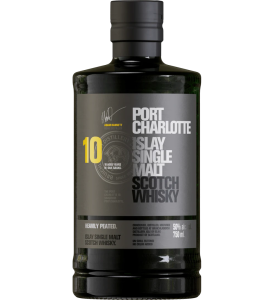Bruichladdich Port Charlotte Heavily Peated 10 Year Old Single Malt Scotch Whisky Bruichladdich Port Charlotte Heavily Peated 10 Year Old Single Malt Scotch Whisky