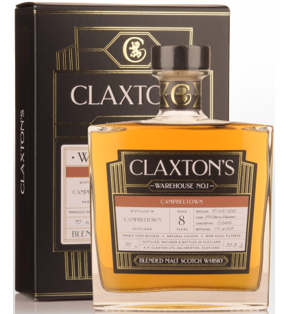 Claxton's Warehouse No. 1 Campbeltown 8 Year Old Blended Malt