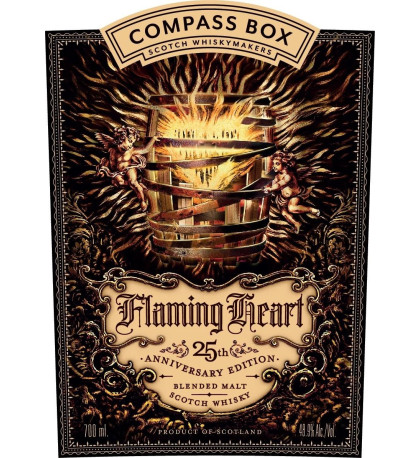 Compass Box Flaming Heart 25th Anniversary Edition Blended Malt Scotch