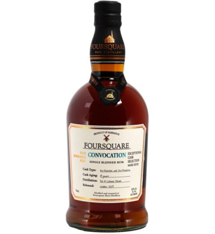 Foursquare Rum Distillery Exceptional Cask Selection Mark XXVIII Convocation 14 Year Old Single Blended Rum