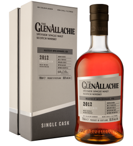 The GlenAllachie 2012 Red Wine Hogshead Single Cask 12 Year Old Single Malt