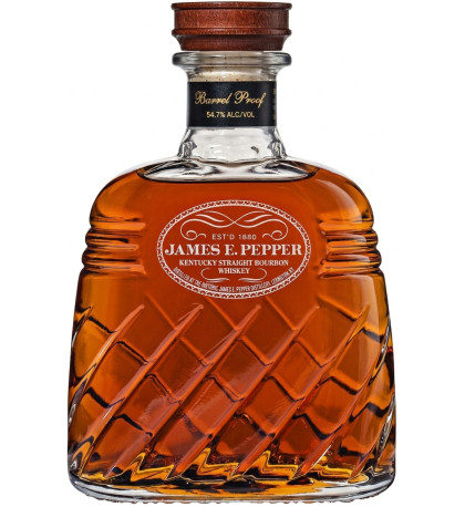 James E. Pepper Decanter Barrel Proof Straight Bourbon