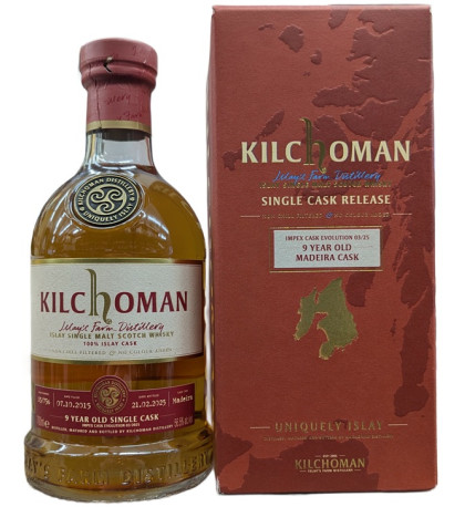 Kilchoman ImpEx Cask Evolution 03/25 9 Year Old Madeira Cask Single Malt
