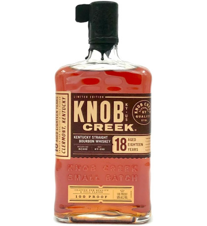 Knob Creek Small Batch Limited Edition 18 Year Old Straight Bourbon Release KC003