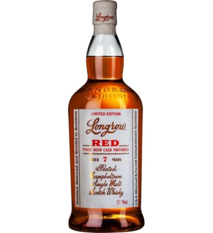 Longrow Red Pinot Noir Cask Matured 7 Year Old Peated Single Malt