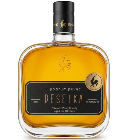 Podrum Pevac Desetka Slivovitz Plum Brandy