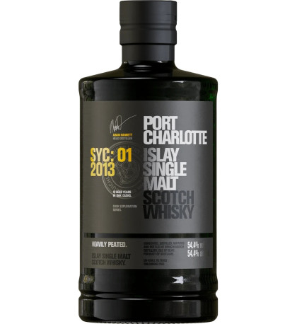 Bruichladdich Port Charlotte SYC: 01 2013 Heavily Peated 10 Year Old Single Malt