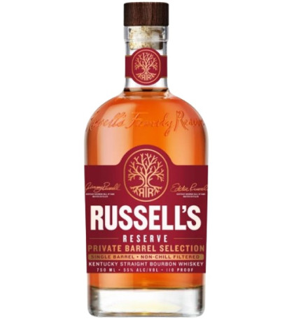 Russell's Reserve Private Barrel Selection Kentucky Straight Bourbon Selected By Potomac Wines and Spirits