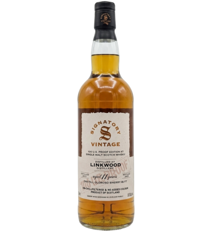 Signatory Vintage 100 U.S. Proof Edition #7 Linkwood 11 Year Old Single Malt