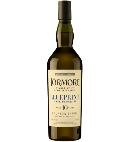 Tormore Blueprint Cask Program Bourbon Barrels 10 Year Old Single Malt