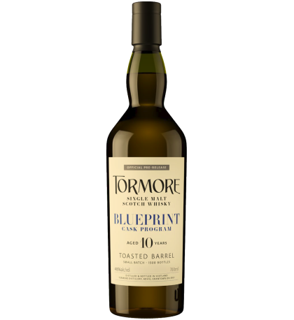 Tormore Blueprint Cask Program Toasted Barrels 10 Year Old Single Malt