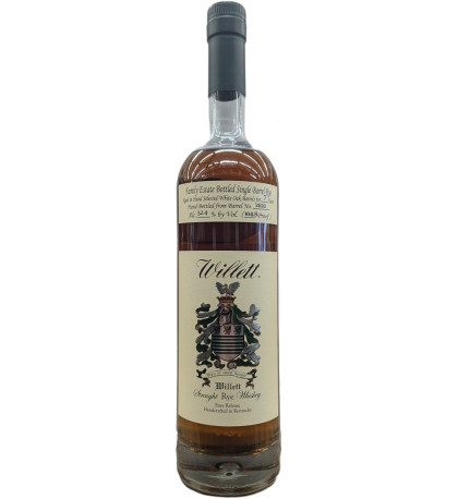 Willett Family Estate Bottled Single-Barrel 7 Year Old Straight Rye Selected By Jack Rose Dining Saloon