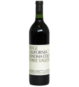 Ridge Three Valleys Sonoma County 